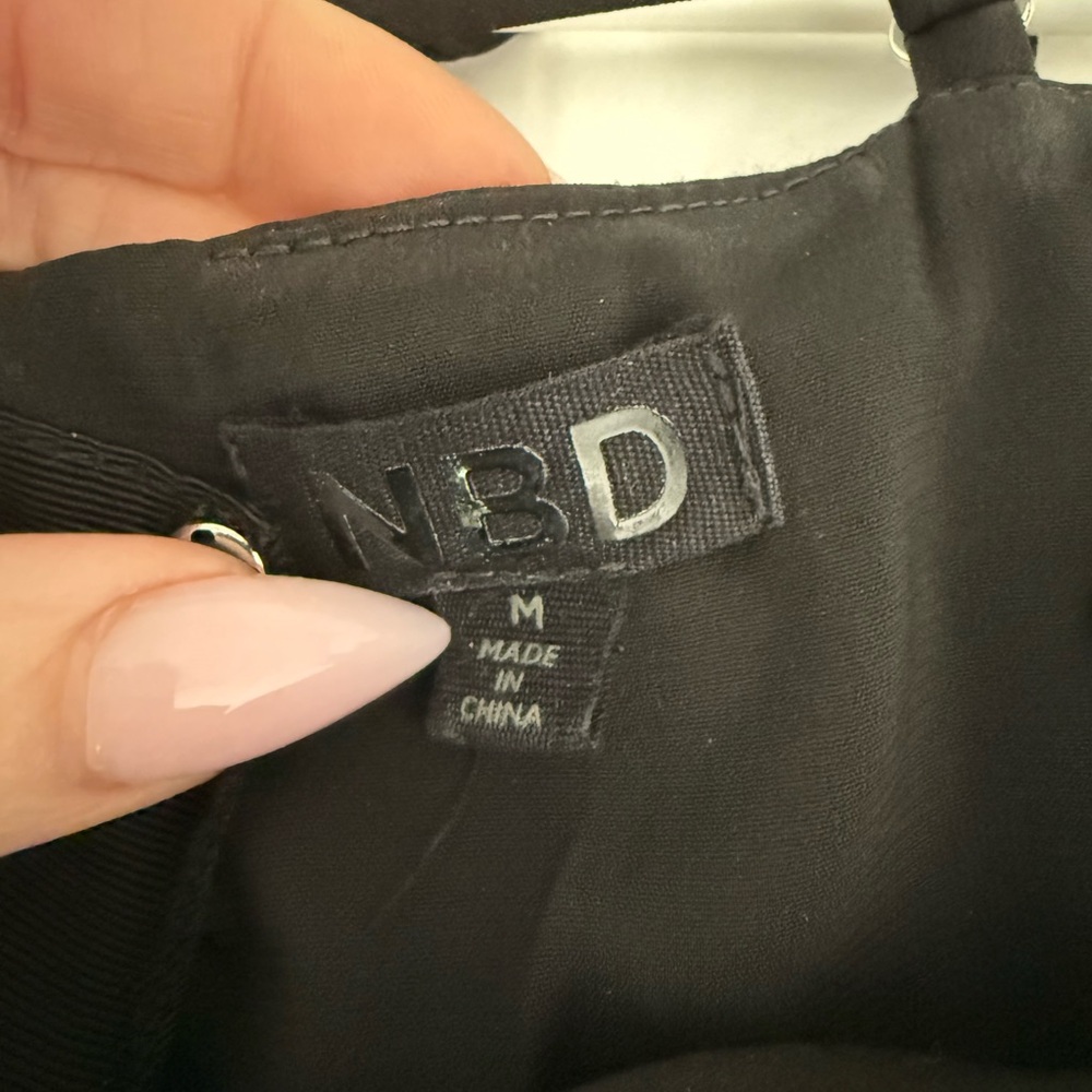 NBD Black Crop Top - Picture 7 of 7